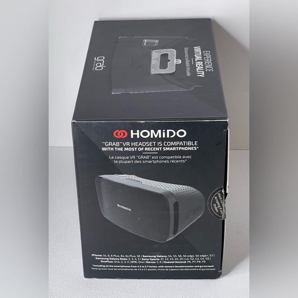 HOMiDO Grab Virtual Reality Headset for Smartphones/iPhones. VR 3D Games/movies - Picture 3 of 12